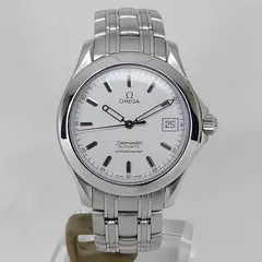 中古オメガ【OMEGA】 2501.21 シーマスター120 クロノメーター ホワイト OH済のサムネイル