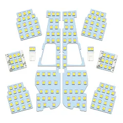 R★トヨタ アルファード30系後期 ヴェルファイア30系 ルームランプ LED 室内灯 車種専用設計 AGH/GGH/AYH30W 対応 6000K ホワイト 取付簡単 全10点 b2ff4600のサムネイル