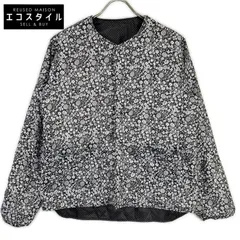 Engineered Garments　エンジニアードガーメンツ　ナイロン 花柄×スモールドット リバーシブル ジャケット　Sのサムネイル