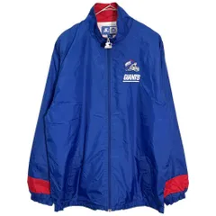 90年代 STARTER スターター NFL ニューヨーク・ジャイアンツ ナイロンジャケット プロチーム アメフト(メンズ XL)中古 古着 Y7348のサムネイル