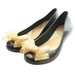 ヴィヴィアンウエストウッド Vivienne Westwood メリッサ melissa フラットシューズ パンプス US5 黒 ブラック /SS ■OS ■ECA004のサムネイル