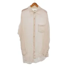 サルバム sulvam Round hem over shirt ラウンドヘム オーバーシャツ 長袖 S 白 ホワイト SP-B08-010のサムネイル