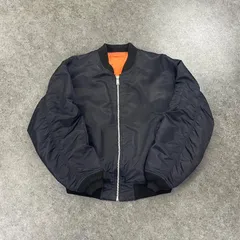 OLD UNIQLO オールドユニクロ MA-1 フライトジャケット ボンバージャケット ブルゾン ブラック 黒 Lのサムネイル