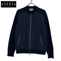 HERMES　エルメス　【国内正規】ウールｘカシミヤ ナイロン切替 ジップアップ ジャケット　Mのサムネイル