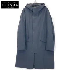 EMPORIOARMANI　エンポリオアルマーニ　Z1L810 Z1099 ネイビー ラムウール フーデッドジップロングコート　50のサムネイル