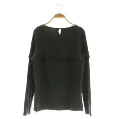 トゥービーシック TO BE CHIC カットソー ニット 長袖 フリル 44 グレー /MY ■OS ■GY66のサムネイル