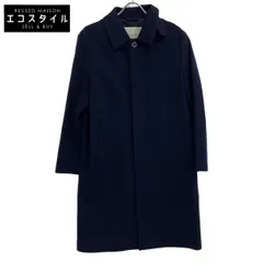 MACKINTOSH　マッキントッシュ　ネイビー ステンカラー ウールロングコート　36のサムネイル