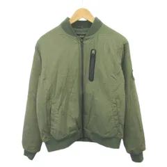 ビラボン BILLABONG ジャケット 上着 M カーキ 長袖 無地 リブ襟 /NP ■ECA004のサムネイル