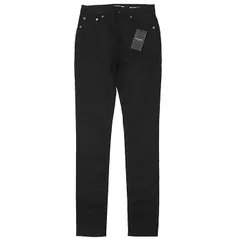 【SALE】SAINT LAURENT PARIS サンローランパリ デニムパンツ サイズ 26 レディース スキニー ジーンズ ロゴボタン ボトムス タグ付属 ブラック 黒 イタリア製のサムネイル