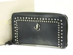 ジミーチュウ　ラウンドファスナー　長財布　スタッズ　黒　イタリア製　JIMMY CHOO　18716516のサムネイル