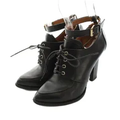 ジバンシィ GIVENCHY ブーティ パンプス ハイヒール レザー 黒 ブラック レースアップ /YM ■GY62のサムネイル