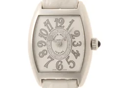 FRANCK MULLER フランクミュラー トノーカーベックス インターミディエ 2251BQZRELCD1R 腕時計 ステンレス/クロコレザー シルバーギョーシェダイヤ文字盤 クォーツ レディース【中古】473のサムネイル