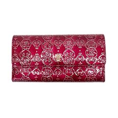 ◇ANNASUI◇アナスイ ローズハート フラップ バタフライチャーム 長