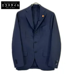LARDINI　ラルディーニ　JI801AQ ネイビー ウール100 ブートニエール付 3Bテーラードジャケット　44のサムネイル