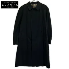 Aquascutum　アクアスキュータム　225701 ネイビー 英国製 Aqua5 ステンカラーコート　40のサムネイル