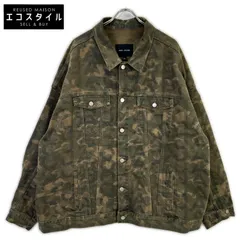 MARC JACOBS　マーク ジェイコブス　2S4RJC005D07 カーキ カモフラ ビッグトラッカージャケット　XLのサムネイル