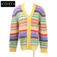 MARNI　マルニ　【美品/国内正規】CDMG0051Q0 UFU107 ボーダー モヘア カーディガン　46のサムネイル