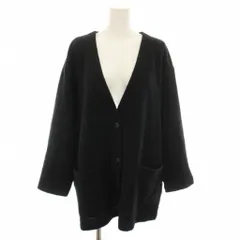 ネストローブ nest Robe ウール天竺Vネックカーディガン ニットカーディガン F 黒 ブラック 01234-1439 /YTのサムネイル