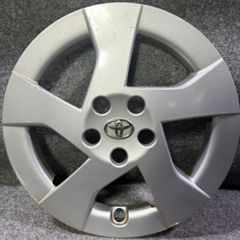 【純正】トヨタ 15インチ ホイールカバー ホイールキャップ 1枚 プリウス 30系 前期 シルバー 補修 予備 単品 同梱可のサムネイル