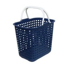 (정리) 평화 공업 닷 바구니 심형 블루 L-606 후카가타 BL 1개 [×10 세트]