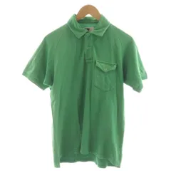 エンジニアードガーメンツ Engineered Garments ポロシャツ 半袖 胸ポケット S グリーン /RRのサムネイル