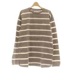 ノンネイティブ nonnative Tシャツ ロンT 2 ブラウン ホワイト ボーダー柄 長袖 ラウンドネック /AUのサムネイル