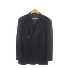 カールヘルム Karl Helmut チェスターコート L 紺 ネイビー ピークドラペル 総裏地 /MN28 ■GY99のサムネイル