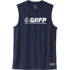 グランデ grande GRFP.ストレッチノースリーブシャツ フットサルノースリーブ・タンクT (gfph21007-8701)、NVY/WHTのサムネイル