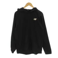ニューバランス NEW BALANCE ジャケット 上着 M 黒 ブラック フード 長袖 ジップアップ /LP ■MAのサムネイル