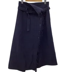 Y's ワイズ レディース 巻きスカート SIZE 1 ネイビーのサムネイル