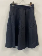 PA418⚫︎NATURAL BEAUTY BASIC⚫︎ナチュラル ビューティー ベーシック⚫︎スカート⚫︎プリーツ⚫︎膝丈⚫︎サイドファスナー⚫︎ベルトループ付⚫︎レディース⚫︎sizeXS⚫︎黒のサムネイル