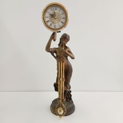 入手困難】CITIZEN 4RP605 希望の女神 振り子 置き時計 ゴールド