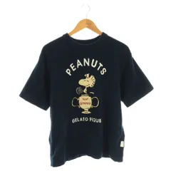 ジェラートピケオム GELATO PIQUE HOMME × PEANUTS 24SS HOMME テニス プルオーバー ニット ルームウェア ナイトウェア M ネイビー /DF ■OSのサムネイル