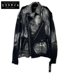 JULIUS　ユリウス　25年製 887BLM2 ブラック×シルバー Ana-Moto JD Biker Jacket/10オンス コーティング ダブルライダースデニムジャケット　4のサムネイル