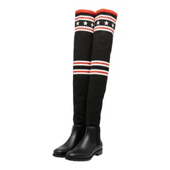 ジバンシー ストーム レインブーツ ニーハイ サイズ37 ブラック マルチカラー ラバー ファブリック レディース Givenchy【1-0242980】のサムネイル