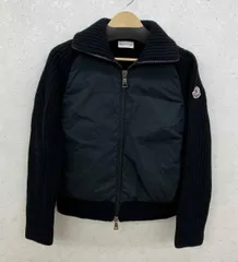 MONCLER モンクレール／ダウンジャケット／ニット切り替え／ハイネック／ブラック／カシミヤ30%混／F20939B52600／レディース／XSのサムネイル