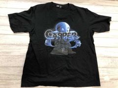 ユニクロ UNIQLO ユニバーサル 名作 映画 UT キャスパー Casper プリント 半袖 Tシャツ カットソー 黒 XL メンズ コットン100%のサムネイル
