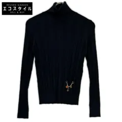 LOUIS VUITTON　ルイヴィトン　チャーム付き タートルネック ニット　Sのサムネイル