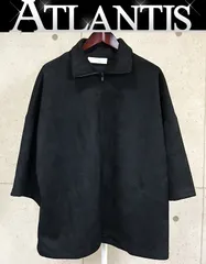 【在庫処分大セール！】 FEAR OF GOD 新宿店 フィア オブ ゴッド 新品 26SS エッセンシャル ジップアップ 半袖 ジャケット メンズ size:L 黒 31486のサムネイル