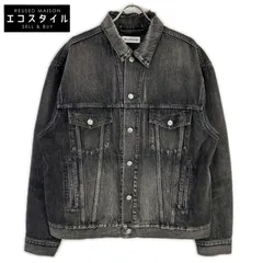 BALENCIAGA　バレンシアガ　529177 18AW バックロゴ デニムジャケット　40のサムネイル