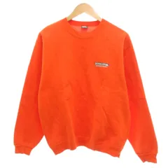 クイックシルバー QUIKSILVER スウェットシャツ  橙色 オレンジ 無地 クルーネック 長袖 /SC ■ECF005のサムネイル