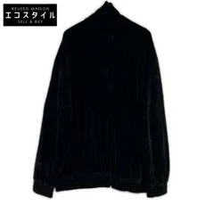 GUCCI　グッチ　615810 19年 ブラック ベロア トラックジャケット　3XLのサムネイル
