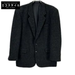 COMMEdesGARCONS HOMME　コムデギャルソンオム　90s 田中オム HJ-04042M ツイードウール ハウンドトゥース クルミ釦 シングルジャケット　Mのサムネイル