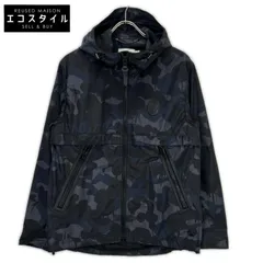 COACH　コーチ　75815 ネイビー カモフラ ナイロン ZIP フーディーブルゾン　44のサムネイル