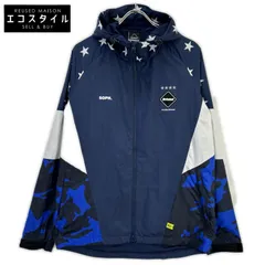 F.C.Real Bristol　エフシーリアルブリストル　FCRB-189025 ネイビーカモ マルチパターン トレーニング ジャケット　Mのサムネイル