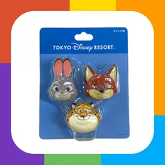 ディズニー ズートピア【クリップ】ニック・ワイルド＆ジュディ・ホップス＆クロウハウザー 東京ディズニーリゾート TDR ※定形外郵便発送のサムネイル