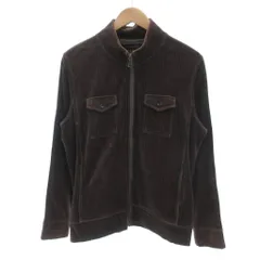 カルバンクラインジーンズ Calvin Klein Jeans 美品 コーデュロイ ジャケット ブルゾン L 茶色 ブラウン スタンドカラー フラップポケット /SJ ■ECG003のサムネイル