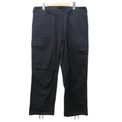 ヒューストン HOUSTON WAIPER.inc取扱い 10055 TWILL BDU PANTS ツイル BDUパンツ カーゴパンツ ミリタリー 黒 ブラック Lサイズ 0121のサムネイル