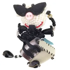 アルベロベロ OLLEBOREBLA オレボレブラ  ブタさん サングラス お出かけ リボン ビーズ ラインストーン ブローチ レディース 表記無 のサムネイル