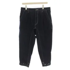 フラボア FRAPBOIS 21SS デニム パンツ 2 紺色 ネイビー カラーピット ペイント加工 /LPのサムネイル